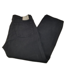 Polo Ralph Lauren Jeans Mens Black Hudson Classic Fit 867 Straight Denim 40 x 30 - £25.02 GBP