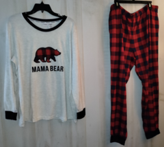 New Womens Dearfoams Cozy Comfort Super Soft Knit Pajama Set Size 2XL (18W/20W) - £25.67 GBP