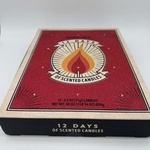 NEW Trader Joe&#39;s 12 Days Of Scented Candles Advent Christmas Holiday 2.5 Oz 10hr - $39.99