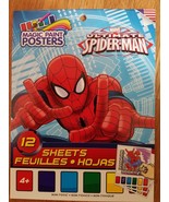 MAGIC PAINT POSTERS ULTIMATE SPIDER-MAN 12 SHEETS - £3.07 GBP