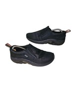 Merrell Jungle Moc Midnight Black Suede Leather Slip On Shoes Loafer Wom... - $551.47 MXN