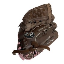 Rawlings WFP120 12&#39;&#39; Fastpitch Softball Glove Brown Pink Right Hand Throw - £25.28 GBP