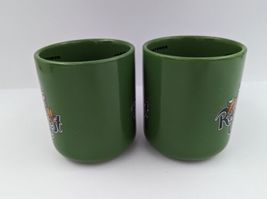 2 Vintage Rainforest Café Cha! Cha! Frog Green Ceramic Coffee Tea Mug Large 2000 image 4