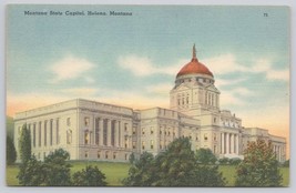 Postcard Montana State Capitol Helena Tichnor Bros. - £3.55 GBP