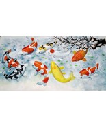 Koi Fish in Springtime Painting - $250.00