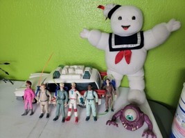 Real Ghostbusters Action Figure Lot 1980s Vintage Vtg Ecto 1 Stay Puft Plush - $558.60