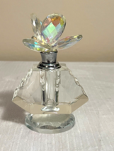 Iridescent Faceted glass perfume bottle - £31.06 GBP