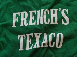 Vintage 1970&#39;s French&#39;s Texaco Petroleum Gas Green T-Shirt Russel USA XL - $1,143.15 MXN