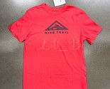 NWT Nike Trail DX2183-604 Men Dri-Fit Running Training Top Tee Shirt Lig... - £20.25 GBP