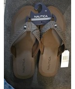 Nautica Mens  Flip Flop Sandals Slip On Beach Size 11 NWT Style Cg4621 - £30.12 GBP