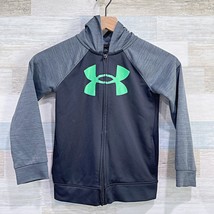 Under Armour Tech Full Zip Hoodie Sweatshirt Gray Pockets Youth Boys XS YXS - $14.84