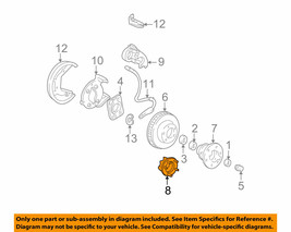 NEW OEM Front Wheel Lug Stub 15589456 For GM 1988-2002  - €8,68 EUR