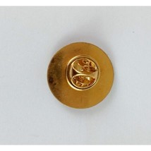 Vintage I Love Soccer Round Lapel Hat Pin - £4.21 GBP