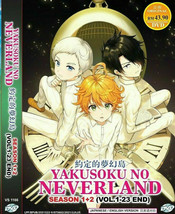 Yakusoku No Neverland Season 1+2 Vol.1-23 End English Dubbed SHIP FROM USA - £16.30 GBP