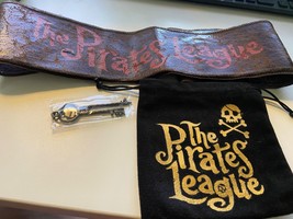 Walt Disney World Parks "The Pirates League" Shoulder Sash Treasure Bag & Key - $18.55
