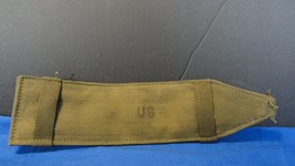 Usgi Us Military 1951 Vintage Olive Green Canvas Shoulder Suspender Pad 12X3 - £12.94 GBP