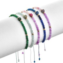 5pcs/lot Bracelet Set Natural Stone Bracelet Friendship Jewelry Wholesale Handma - £26.43 GBP