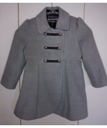 ROTHSCHILD GIRL&#39;S ADORABLE GRAY WINTER COAT-M(5/6)-BARELY WORN-SUPER SOFT - $28.07 CAD