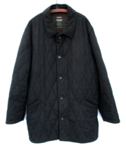 Lodenfrey Mens Wool Cashmere Quilted Coat Charcoal Gray Loden 2XL XXL Ge... - $80.75