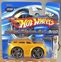 2005 Hot Wheels #39 First Edition Blings 9/10 DODGE MAGNUM R/T Yellow Short Card - £7.27 GBP