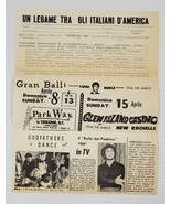 P) Vintage Lou Miele Godfather Dance Glen Island Casino New York Adverti... - $19.79