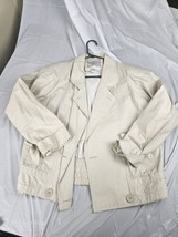 Mulberry Street Womens S White Jacket Top - £20.75 GBP