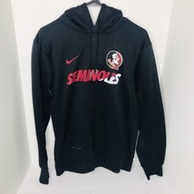 Nike Therma Fit Florida State Seminoles Black Pullover Sweatshirt Mens Medium - $29.60