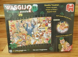 Wasgij Christmas Puzzle Jumbo 1000 Piece NEW Sealed - $50.48