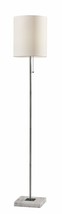 Adesso 5178-22 Fiona Floor Lamp 62 in. 100W Brushed Steel Finish 1 Moder... - $107.42