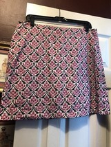 NWT Ladies GREG NORMAN Magenta Black &amp; White Scroll Golf Skort - sizes 1... - $34.99