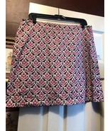 NWT Ladies GREG NORMAN Magenta Black &amp; White Scroll Golf Skort - sizes 1... - $667.41 MXN