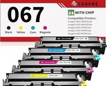 067 Mf656Cdw Toner Cartridges 4 Pack With Chip Replacement For Canon 067... - £159.32 GBP