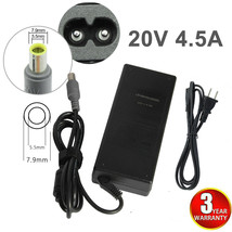 For Lenovo Thinkpad Laptop Ac Charger Power Adapter 90W 20V 4.5A Round Tip Fast - £15.72 GBP