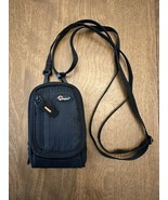 Lowepro Compact Camera Bag Small Black Padded Canvas Belt Case Shoulder ... - $7.91