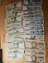 40x Old polish Zlotych banknotes 20x 50 zl 10 x 10000 zl  5x 500zl 5x 10... - €130,13 EUR