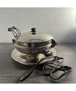 Vintage Majestic Electric Round Waffle Hot Cake Iron Type 151 Excellent ... - €86,03 EUR