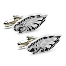 Philadelphia Eagles Cufflinks Football Sports New W Gift Bag Pair Wedding Groom - £9.61 GBP