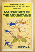 Vintage PB Book Massacres of the Mountains Far West Indian Wars 1815-1875 - £24.49 GBP