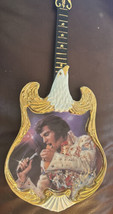 1973 Aloha De Hawaii Elvis Presley First Bradford Exchange Guitare Plaque 31.8cm - £19.70 GBP