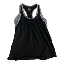 Athleta Girl Black Pink Tank Size S/7 Tank Racer Back Top - £13.87 GBP