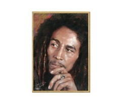 Bob Marley Portrait Singer Nice Wood Kitchen Fridge Magnet 2.5 x 3.5 NEW B97 - £4.68 GBP