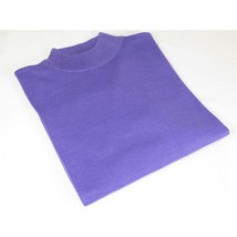 Men PRINCELY Soft Comfortable Merinos Wool Sweater Knits Mock 1011-00 Lilac image 2
