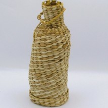 Handmade Woven Wicker Wine Bottle Holder 11x5&quot; 1970 - $5.94