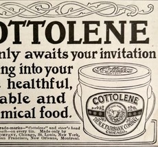 Cottolene Shortening 1897 Advertisement Victorian Baking Frying Fat DWFF19 - £13.98 GBP