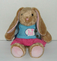 Build a Bear Workshop Brown Floppy Ear Bunny Rabbit Plush Toy - £21.87 GBP