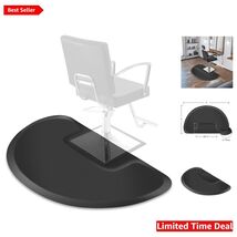 3' x 5' Professional Anti-Fatigue Salon Floor Mat - Black Semi-Circle De... - $160.33