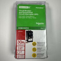Square D Homeline HOM230GFIC 30A Two Pole Circuit Breaker New - $64.34