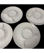 NEW Williams Sonoma Grande Cuisine White Artichoke Plates (Portugal) - S... - $59.39