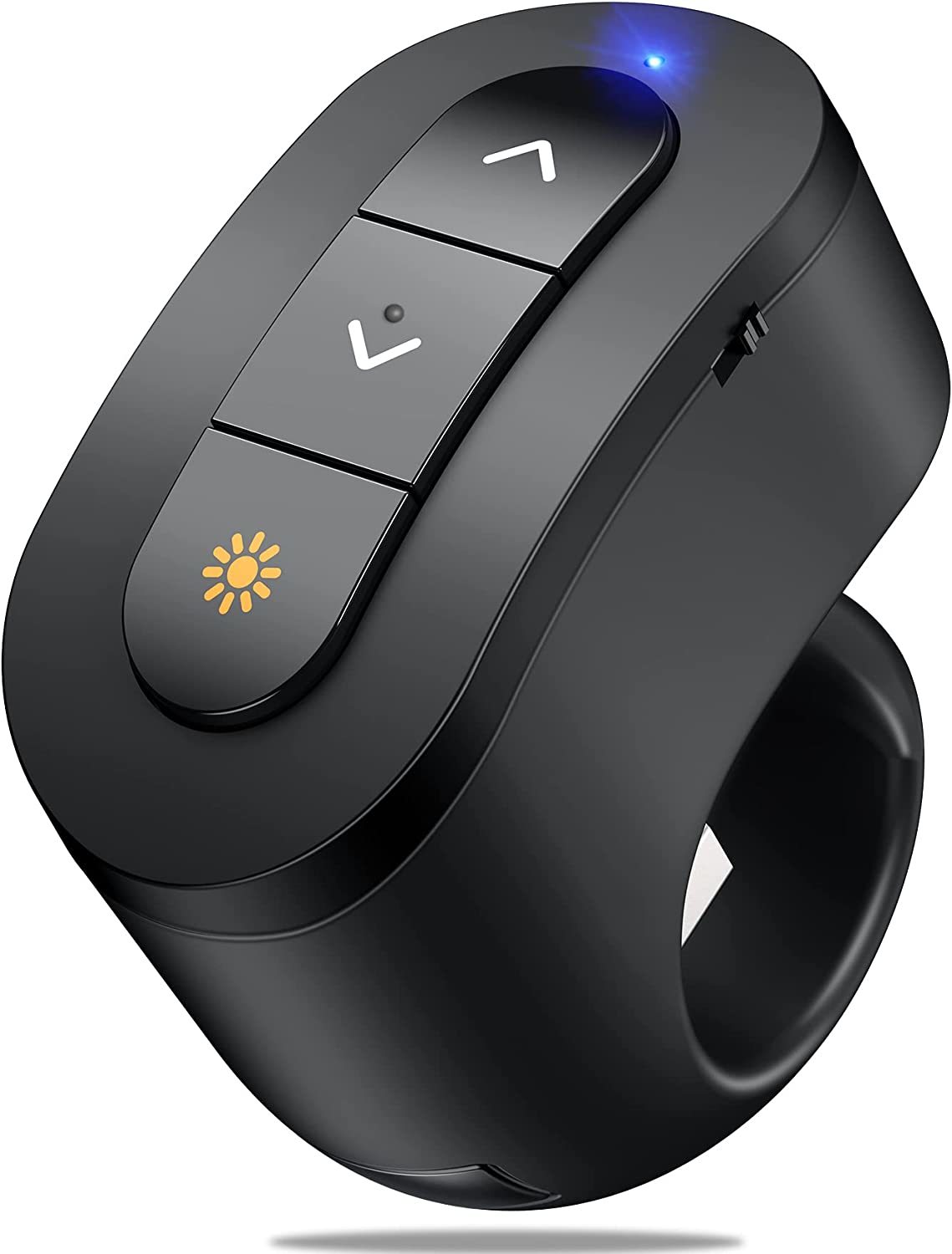 Presenter Clicker Usb Rechargeable Powerpoint Clicker, Finger Ring Rf 2 ... - $32.96