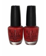 (2) PACK!!! OPI NAIL LACQUER / POLISH “RED LIGHTS AHEAD…WHERE?“ H61 0.5 ... - £12.56 GBP